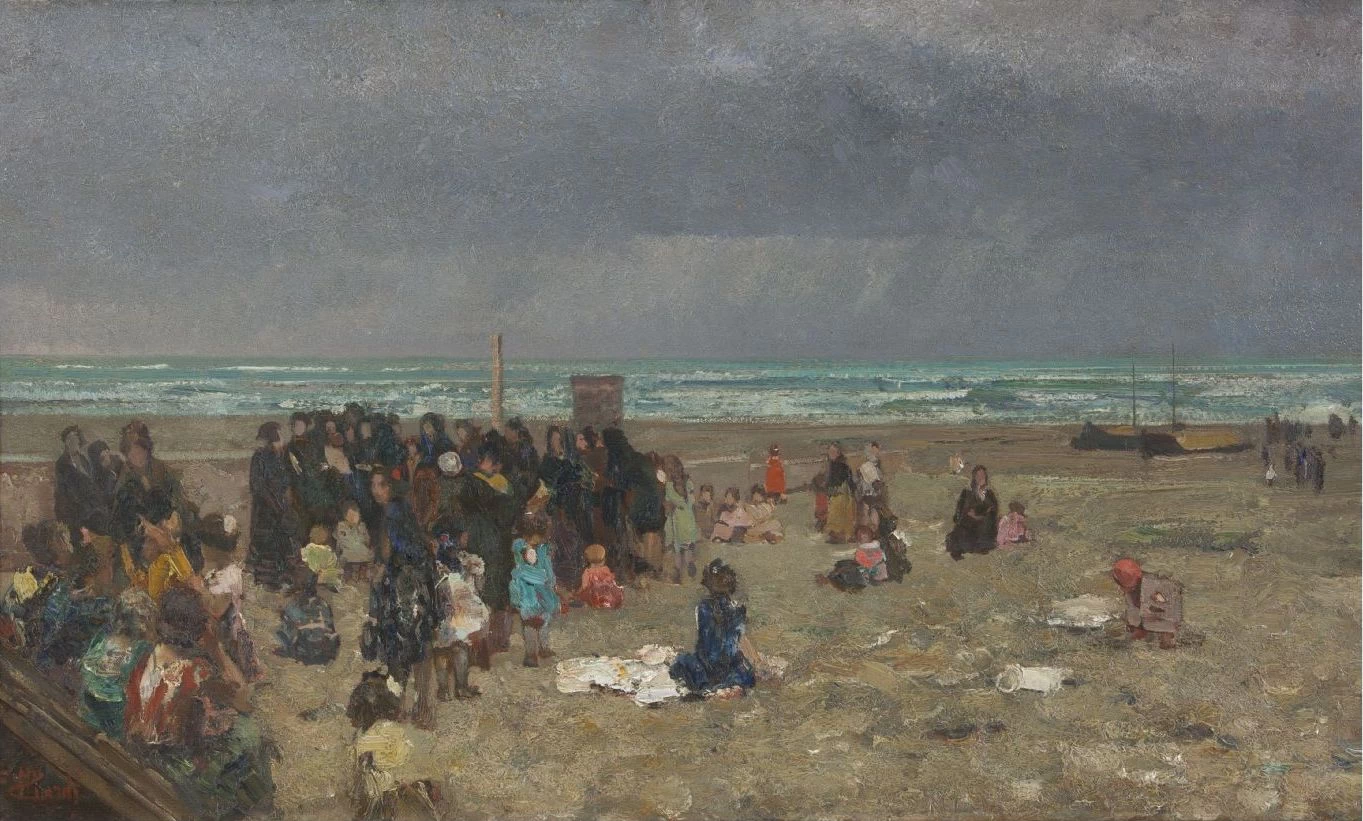 Riposo sulla spiaggia - Galleria Bottegantica, Milano